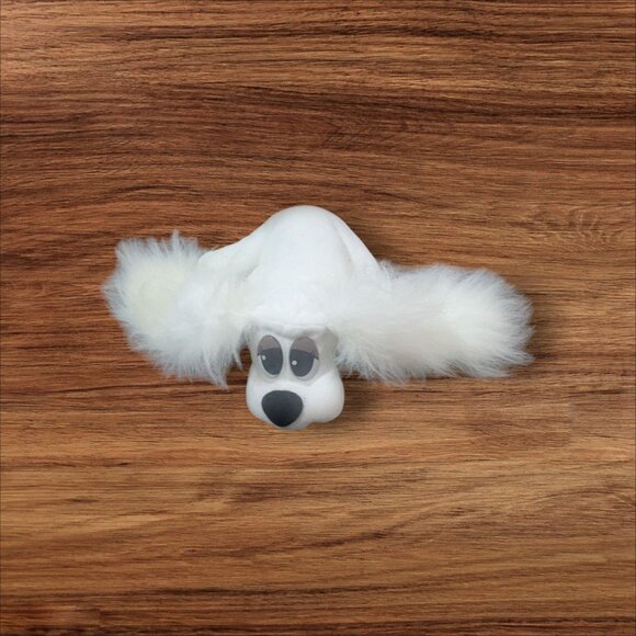 Pound Puppies White Plush Dog Fluffy Ears 1995 Lewis Group  plush stuffed toy - Picture 1 of 9